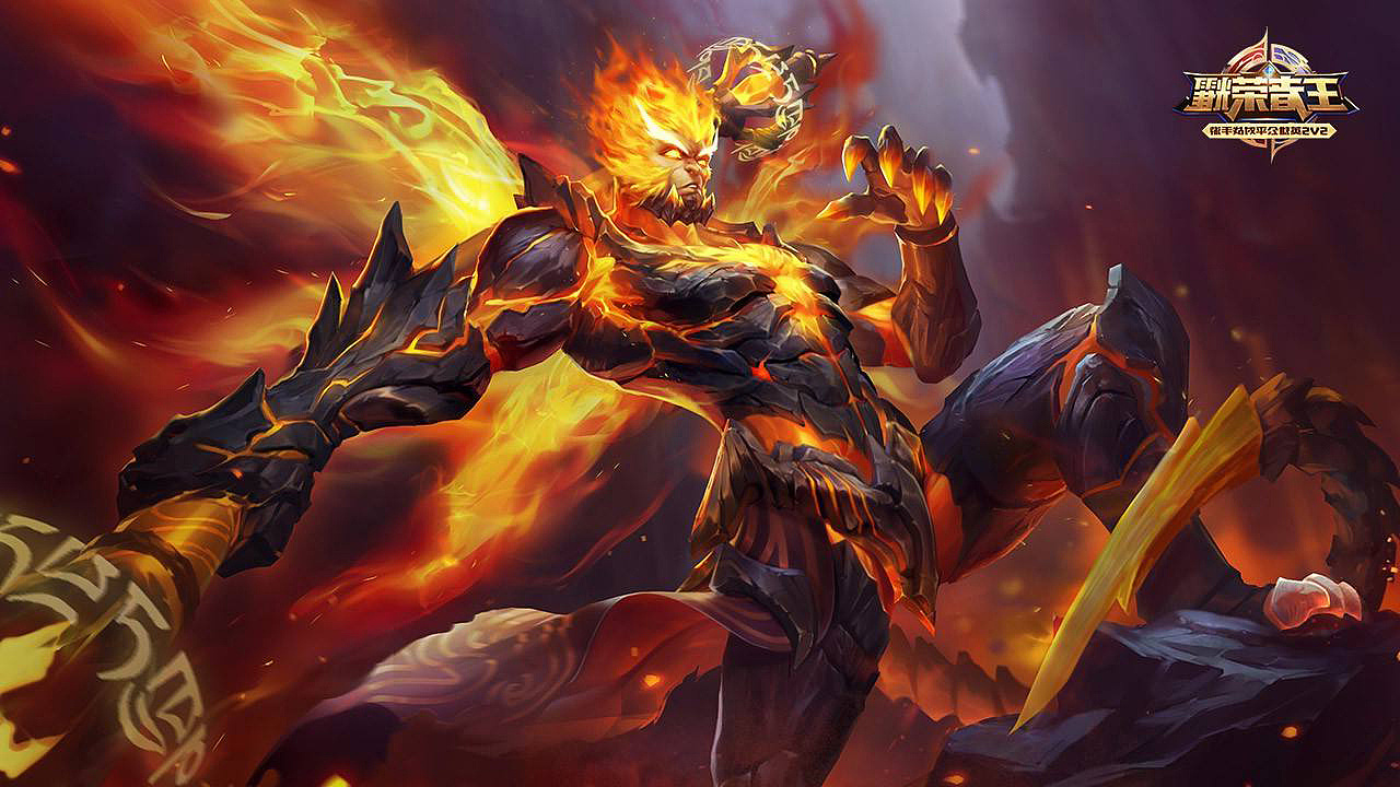 娘化一个王者荣耀猴子