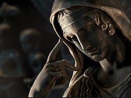 羅馬鑄銅雕像渲染- 場景 | C4D | octane | PS