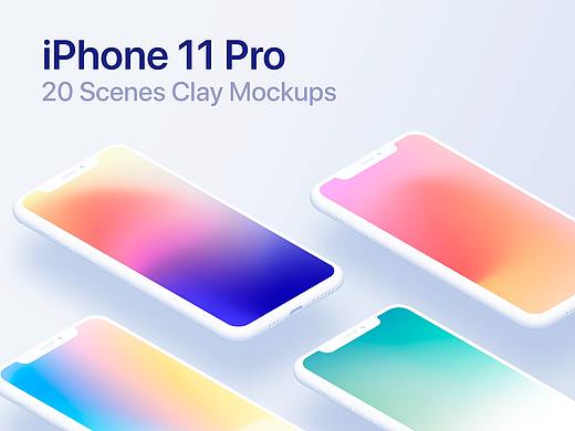 iphone X  20个场景样机