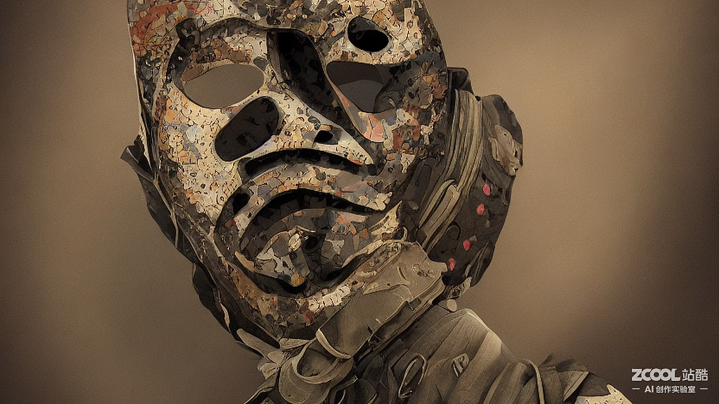 #AI创作实验室#面具伪装（图ZMzE5NTc4MTEy） - AI作品 - 站酷设计师冒子原创素材 - 站酷ZCOOL