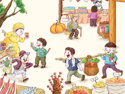 儿童杂志插图《闹》