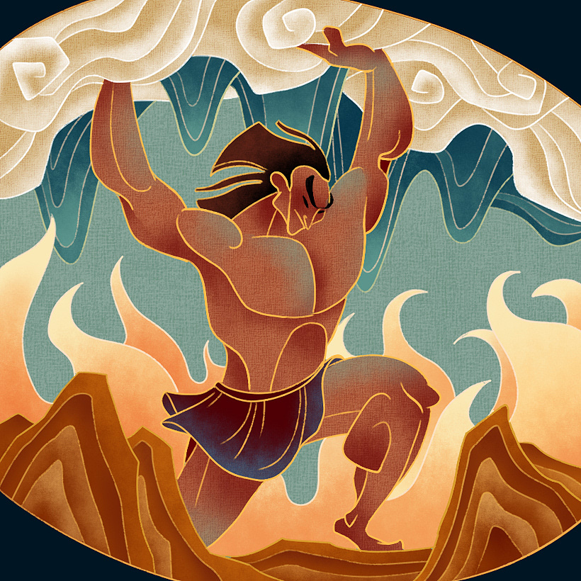 盘古开天地
<br>