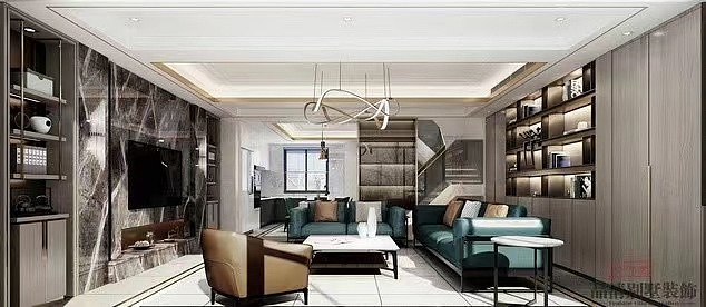 常州别墅 | 现代轻奢风，简致与美学的平衡（图ZMjQwNDM0NTU2） - 家装设计 - 站酷设计师Z40060208原创素材 - 站酷ZCOOL