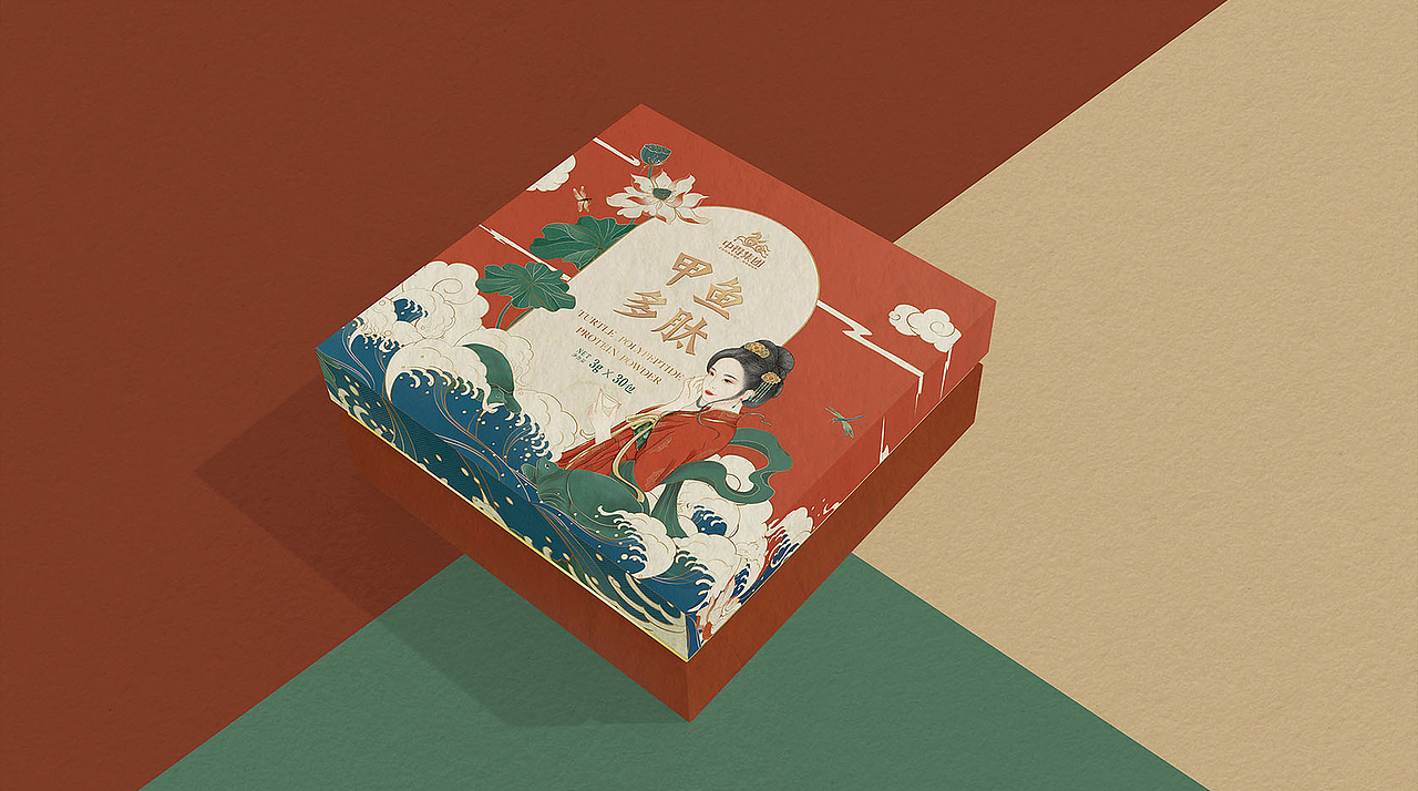 禾案例|中得甲鱼多肽包装设计