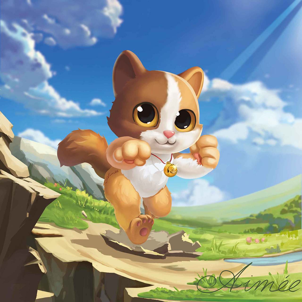 猫主题原画风-已商用请勿随意转载