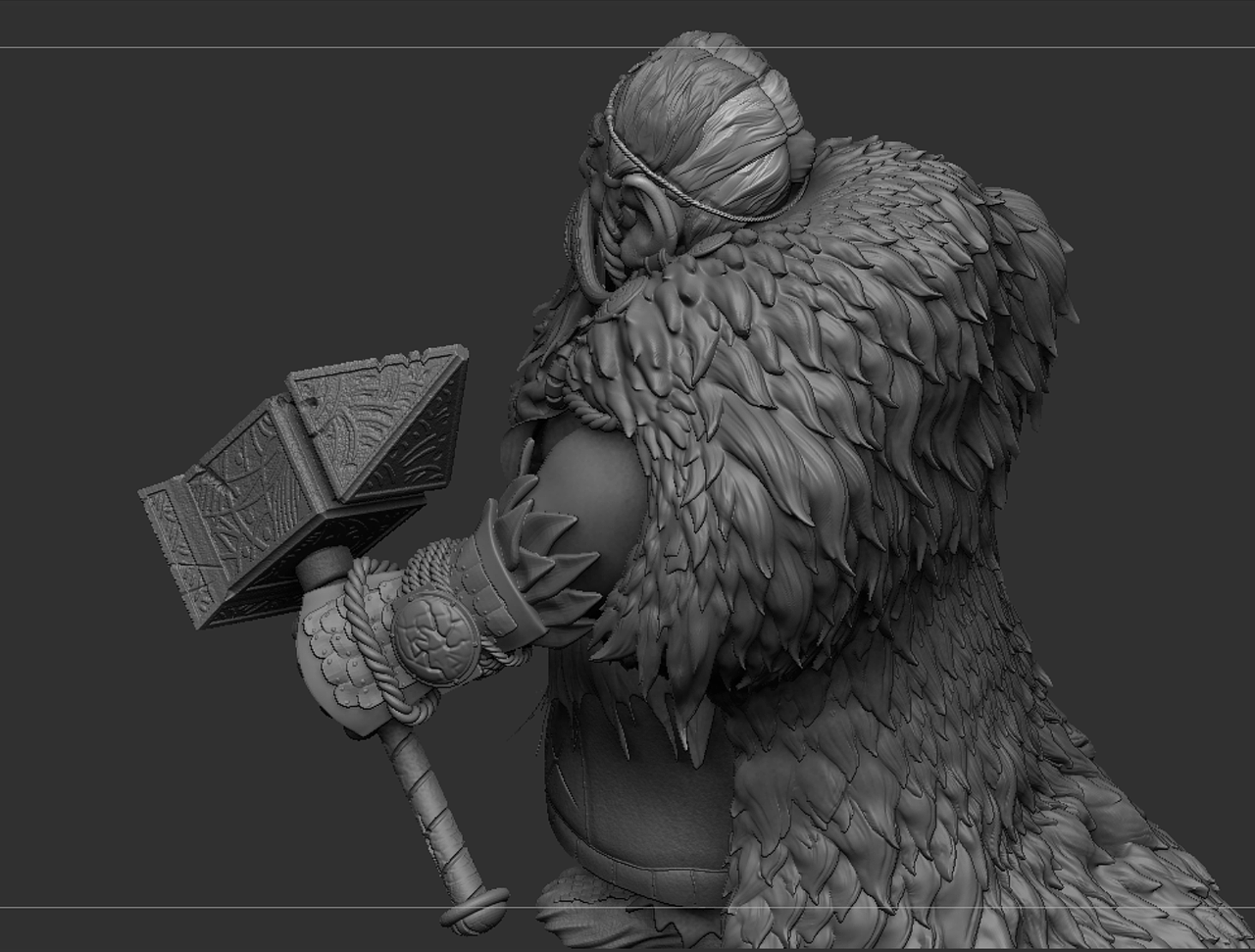 zBrush建模各个视图展示，学到就用到（图ZMzM1NjQzNzE2） - 人物/生物 - 站酷设计师玟瑜艺术家原创素材 - 站酷ZCOOL