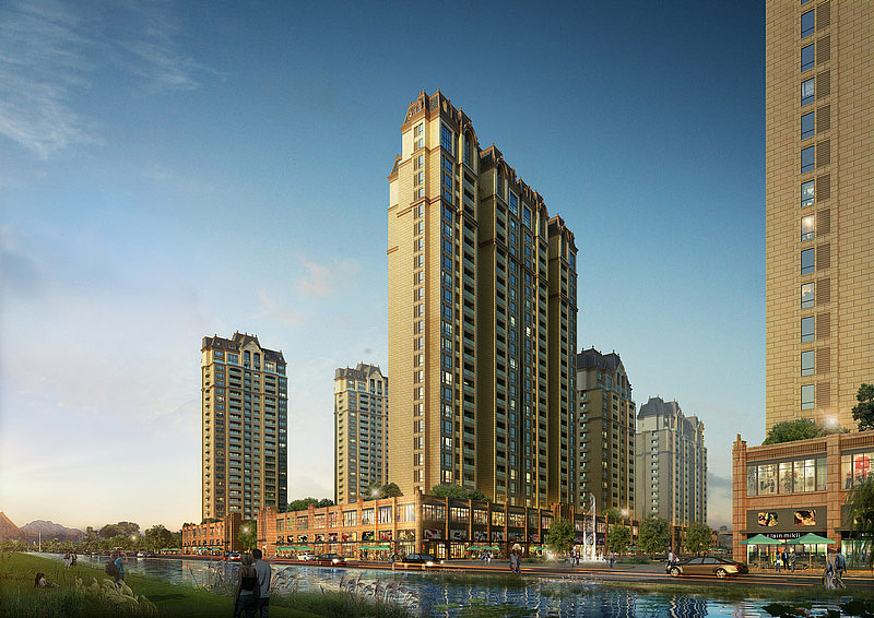 常平玫瑰花园商业住宅楼规划设计（图ZMTI3NDUwMzg4） - 建筑设计 - 站酷设计师广东建科建筑设计原创素材 - 站酷ZCOOL