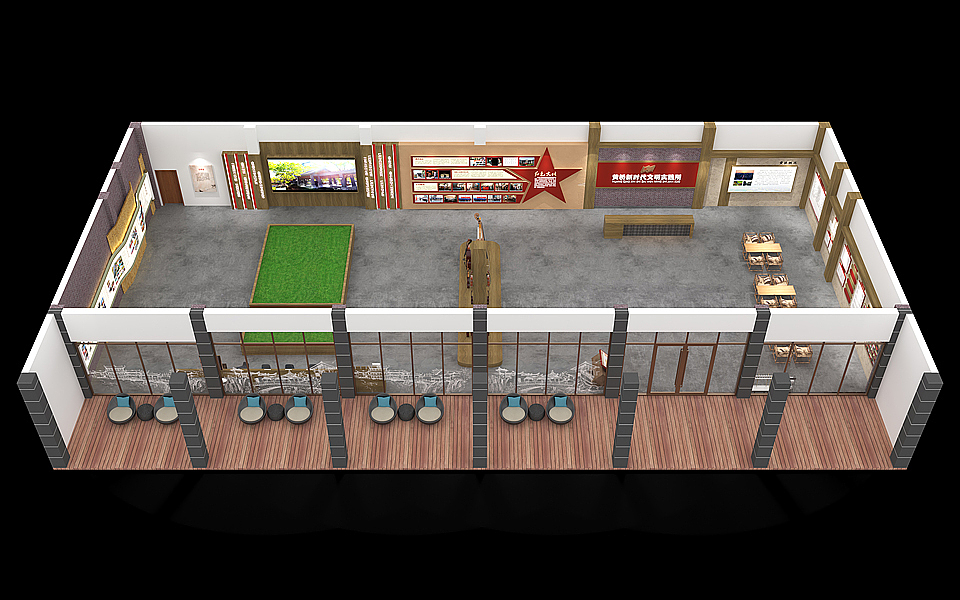 新时代文明实践所（图ZMTg4Nzc0ODE2） - 展陈设计 - 站酷设计师王煜宸原创素材 - 站酷ZCOOL