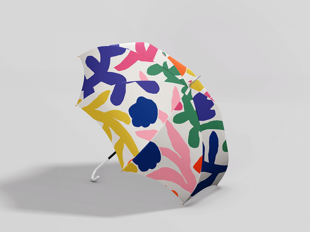 北欧风抽象图案印花