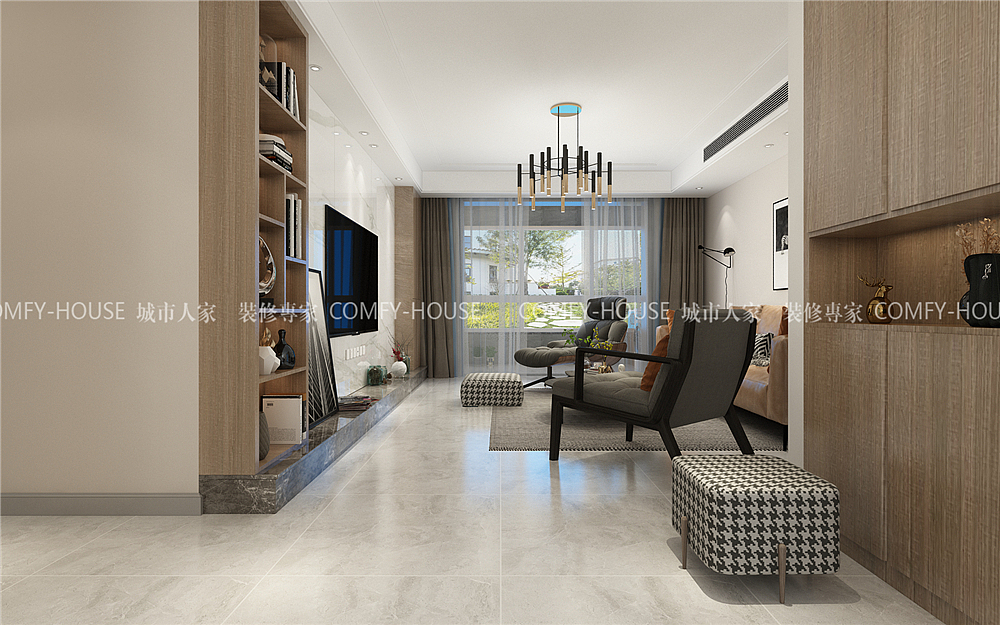 长清常春藤现代风格装修效果图-城市人家（图ZMTkyMjIyMTI0） - 家装设计 - 站酷设计师济南城市人家原创素材 - 站酷ZCOOL