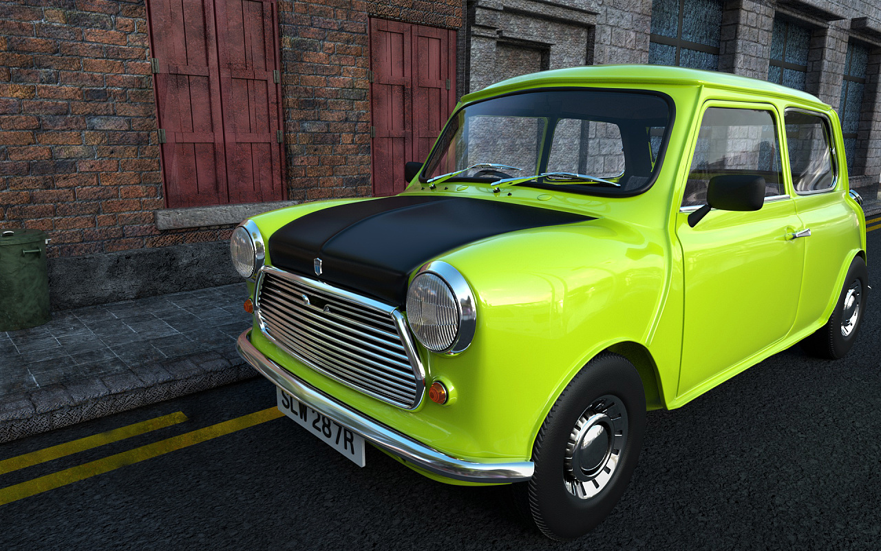 c4d 憨豆先生的mini 练习