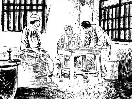 写实抗战连环画，写实抗日连环画，写实连环画，红色
