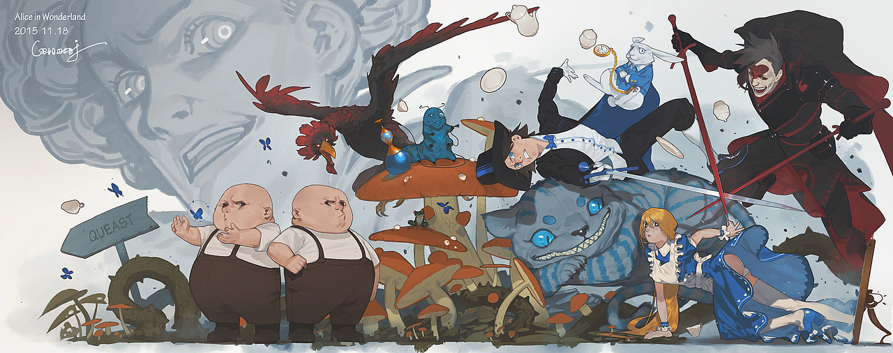 《2019》作品合集（图ZMTkxNTA4Mjcy） - 商业插画 - 站酷设计师蓝色放映原创素材 - 站酷ZCOOL