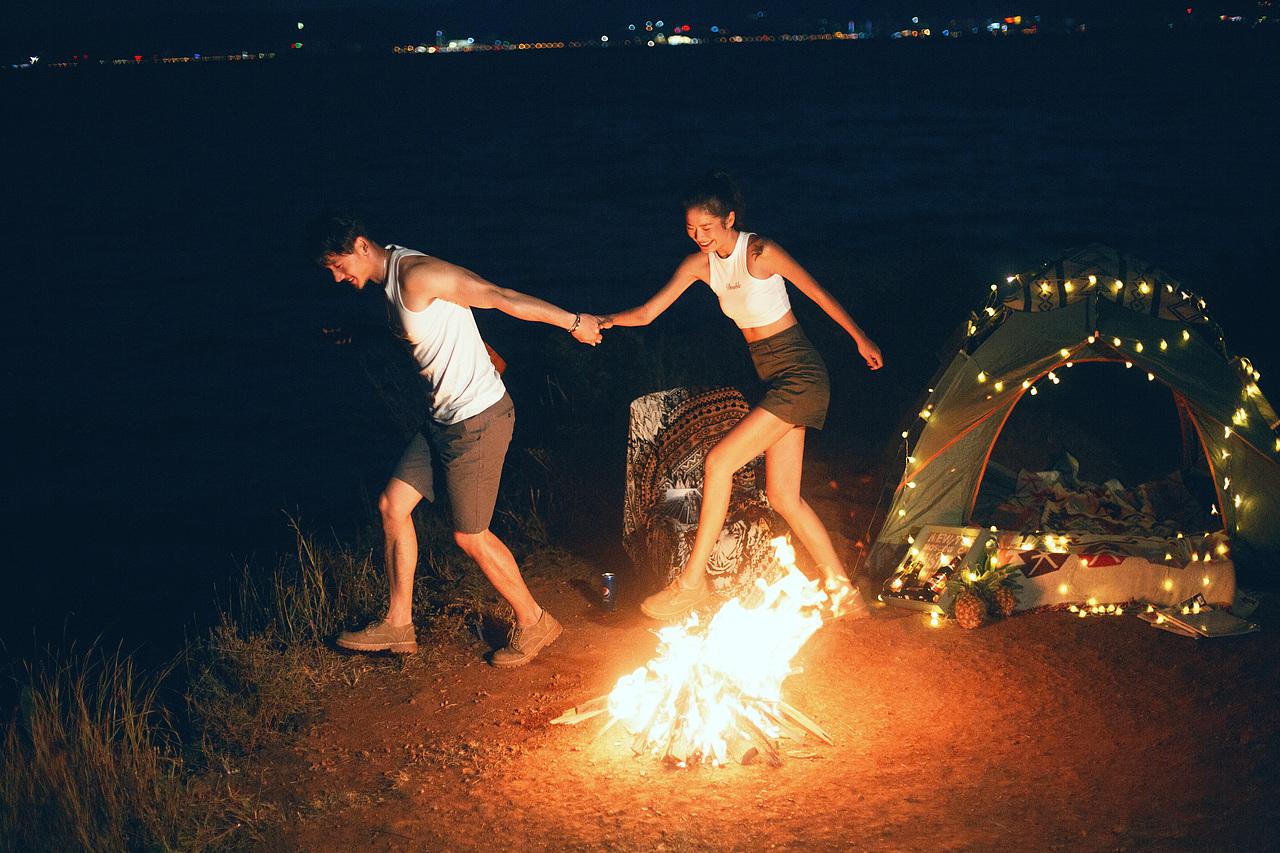篝火（图ZMjgwMDY5NTk2） - 婚礼摄影 - 站酷设计师品一盏清茶原创素材 - 站酷ZCOOL
