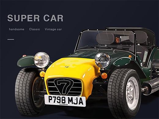 《CATERHAM-7》-超級(jí)七號(hào)（個(gè)人主頁(yè)-ZMzA4MjU3NTY=） - 宣傳物料 - 站酷設(shè)計(jì)師S4MUELE原創(chuàng)素材 - 站酷ZCOOL