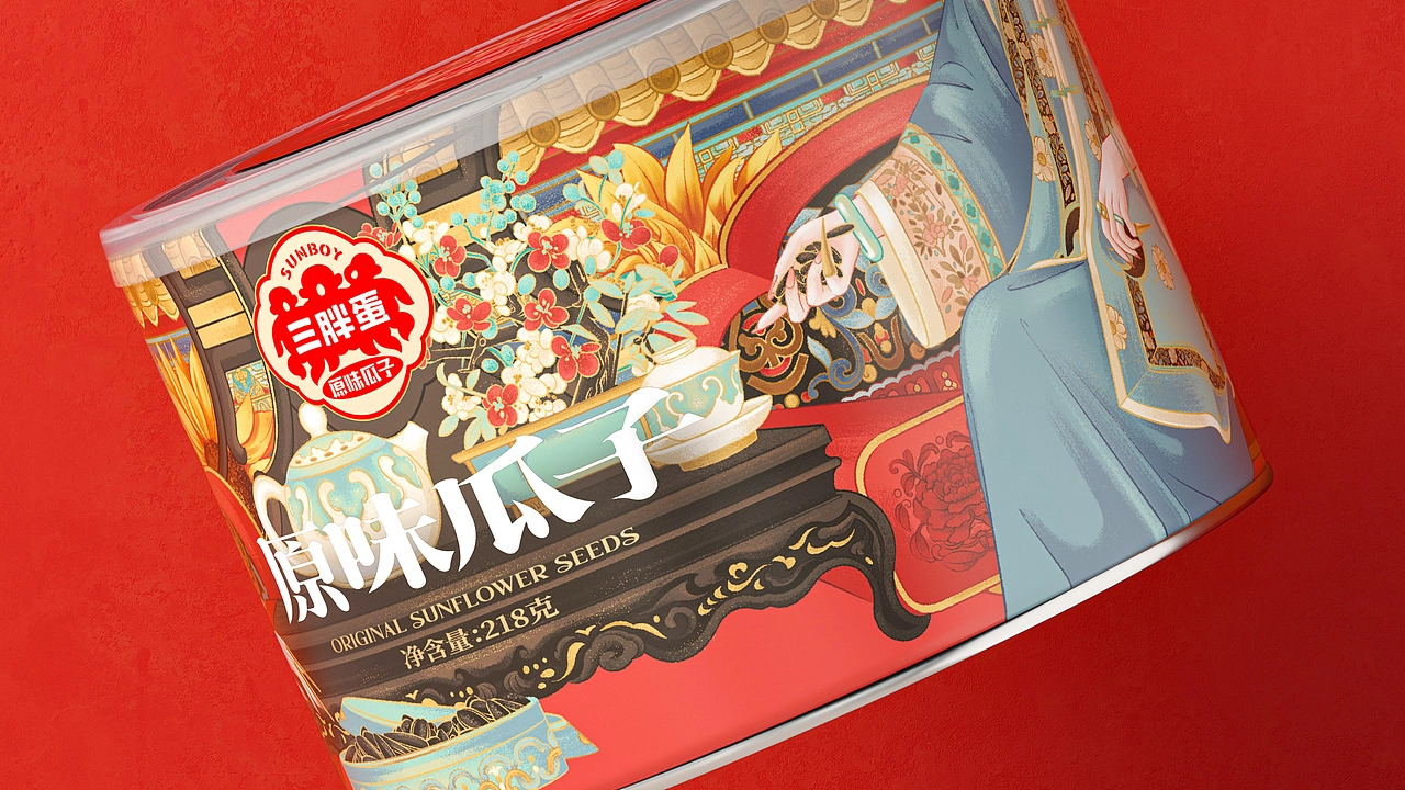 尚智&times;三胖蛋｜原味瓜子包装设计｜食品包装｜礼盒包装