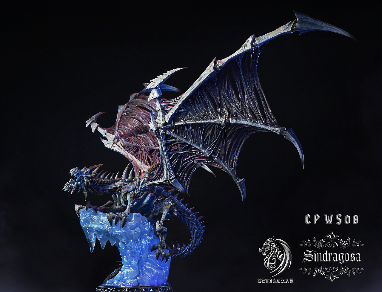 冰霜巨龙，翼展一米（图ZMTYzNjk1MDEy） - 玩具 - 站酷设计师核玩coreplay原创素材 - 站酷ZCOOL