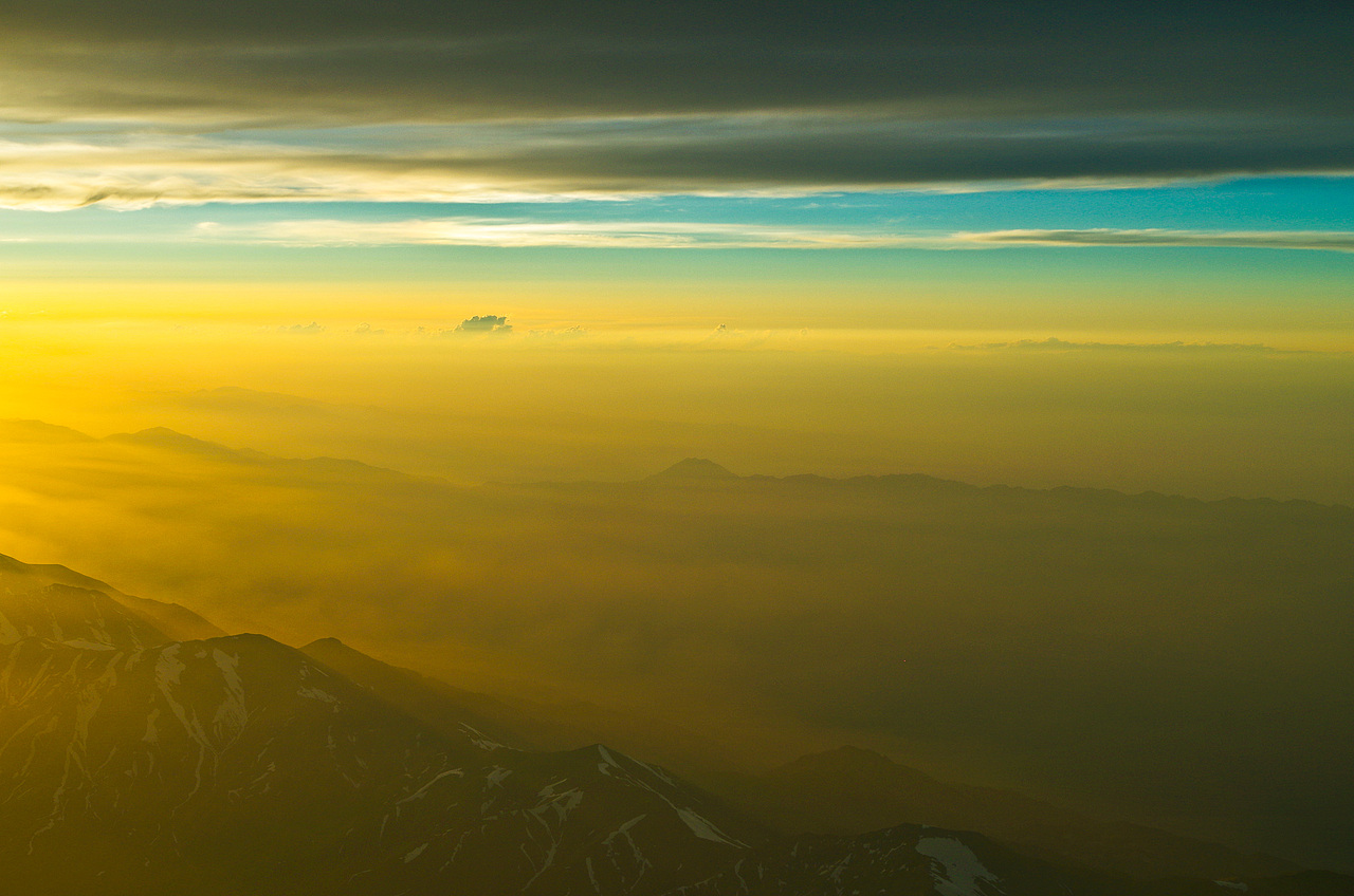 新疆晨曦与夕阳