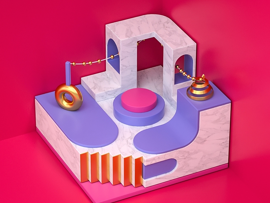 C4D练习（图ZMjY2NjkxMjk2） - 其他三维 - 站酷设计师正好有空S原创素材 - 站酷ZCOOL