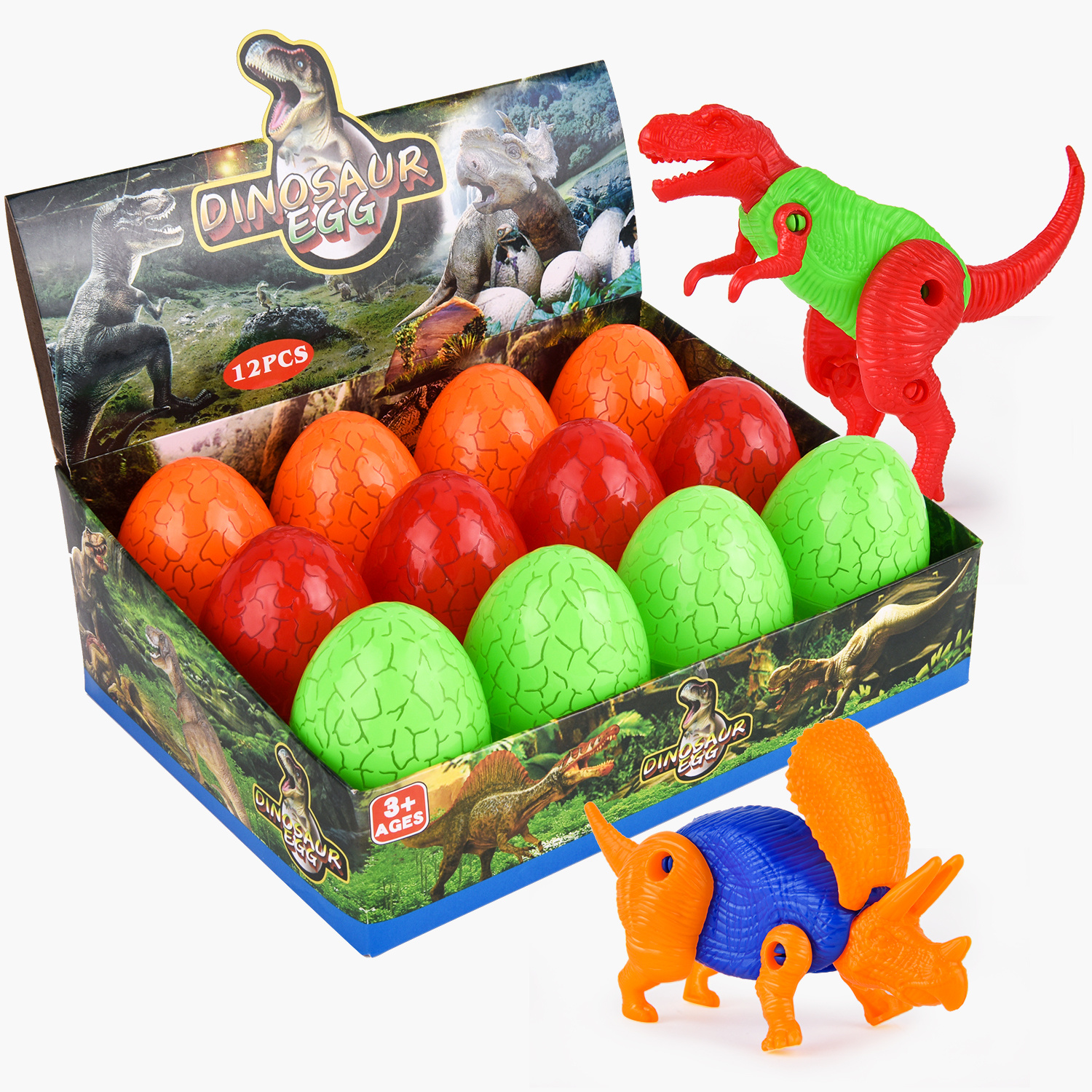 儿童玩具恐龙蛋裂纹蛋精修排版设计