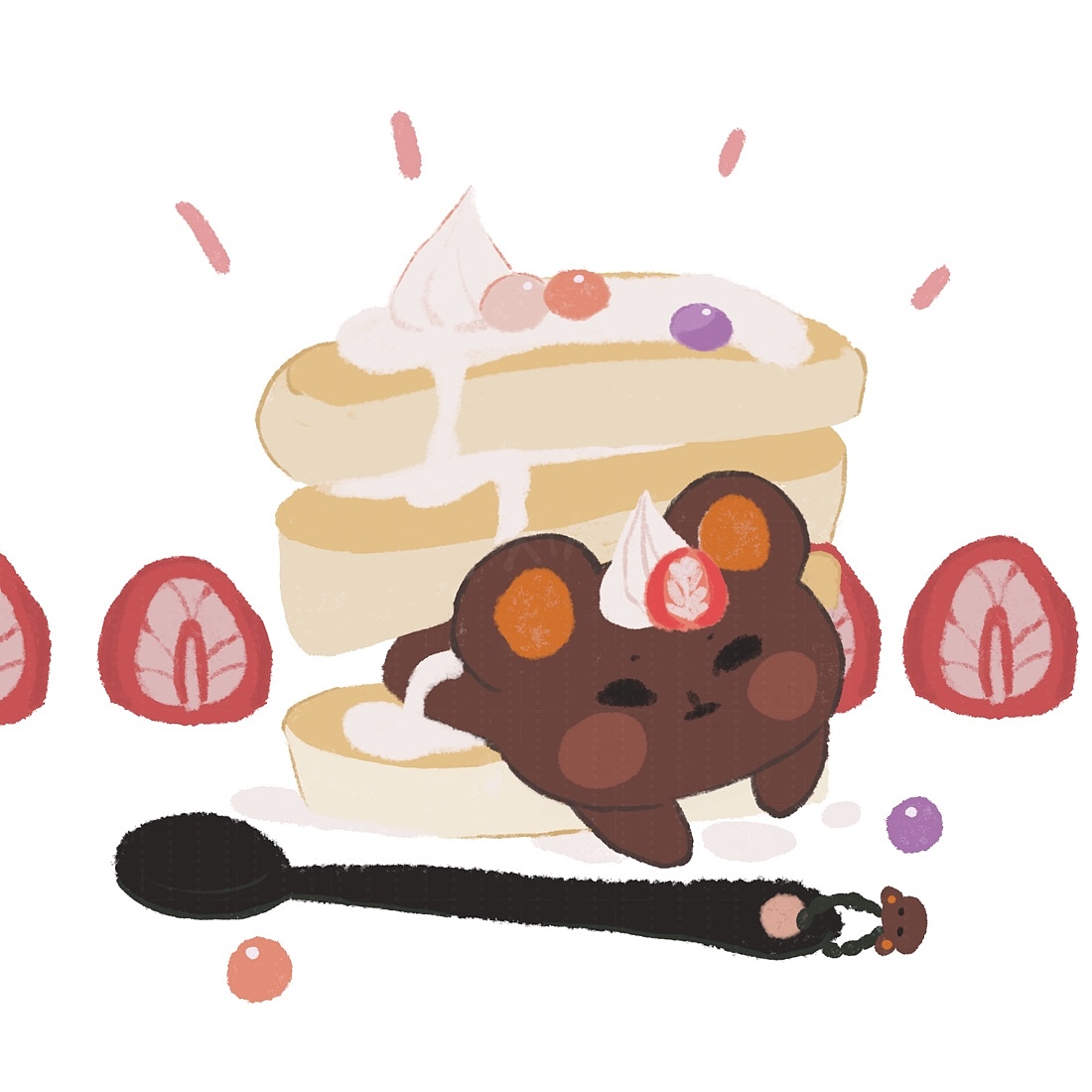 小动物甜点（图ZMjYwMzg2MDcy） - 创作习作 - 站酷设计师Yugina_Xiao原创素材 - 站酷ZCOOL