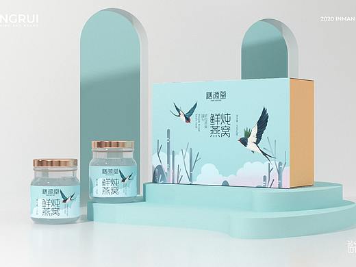 即食燕窝 鲜炖燕窝 燕窝罐头 包装设计 · 膳源堂