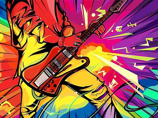 乐体控Gibson/吉普森联名限量款气泡水（包装插画）