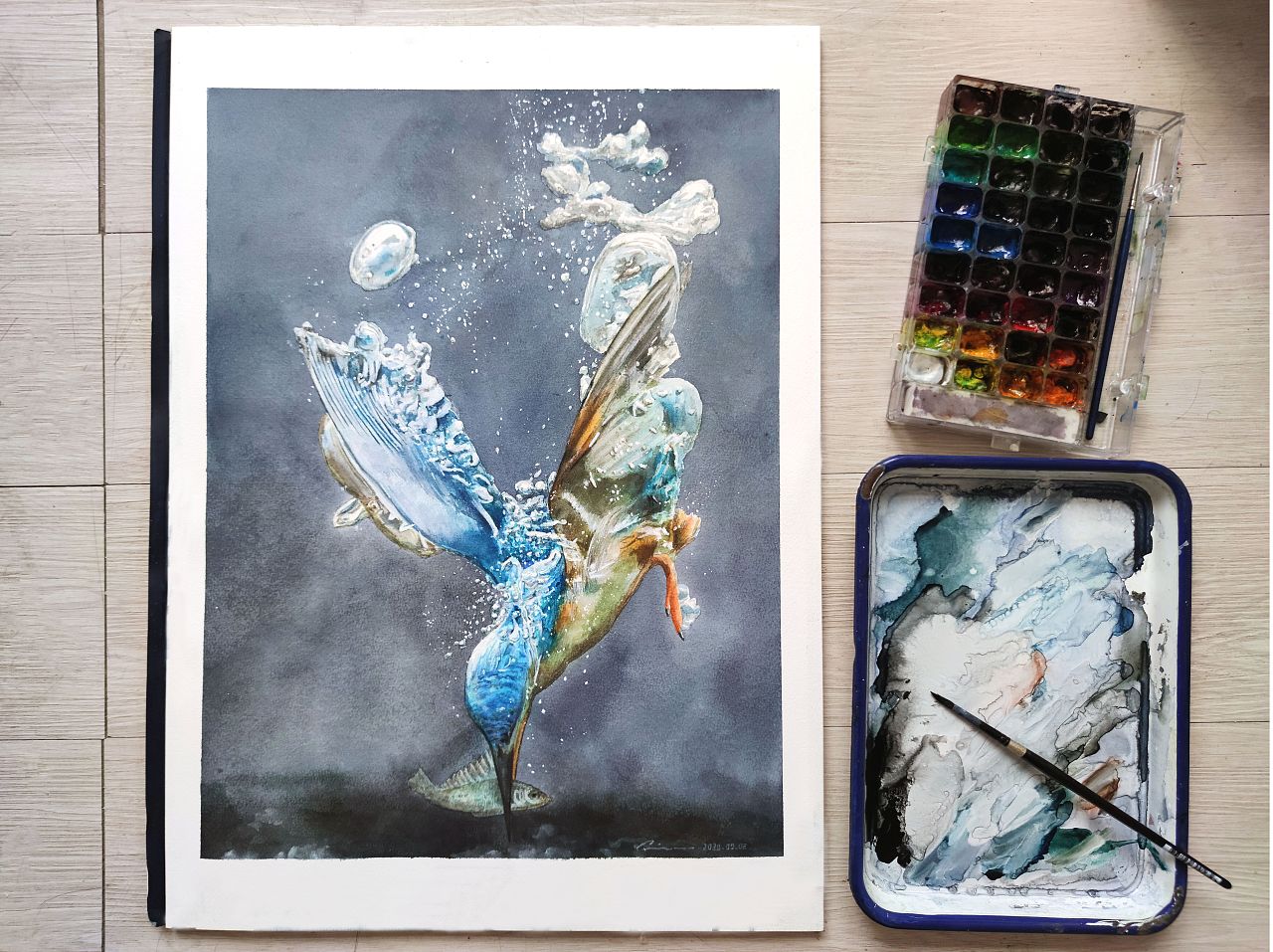 水彩作品-两个多月时间的记录（图ZMjA4MzIzNDgw） - 绘画 - 站酷设计师画画的陈一丘原创素材 - 站酷ZCOOL