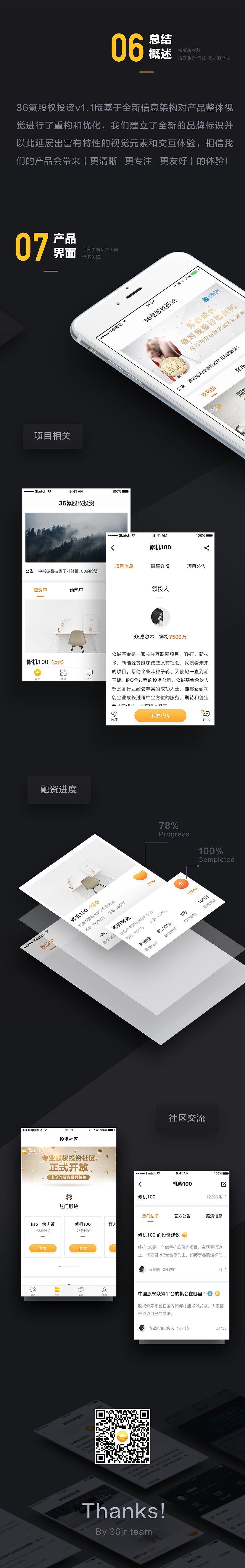 改版项目总结---36氪股权投资v1.1（图ZNjY0NTk4NzI=） - APP界面 - 站酷设计师柏拉兔原创素材 - 站酷ZCOOL