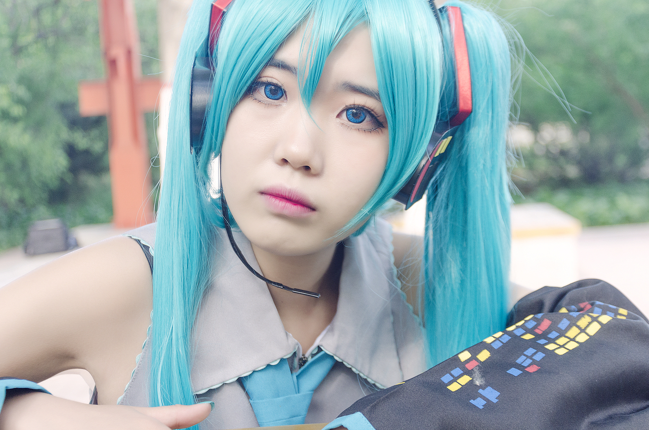 初音未来（图ZMTE2NDEzNTg4） - 人像摄影 - 站酷设计师浩瀚蓝天原创素材 - 站酷ZCOOL