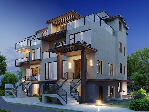 自建房·外立面·别墅·庭院·古建民宿