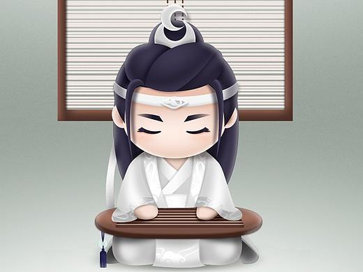 魔道祖师-蓝忘机-q版卡通