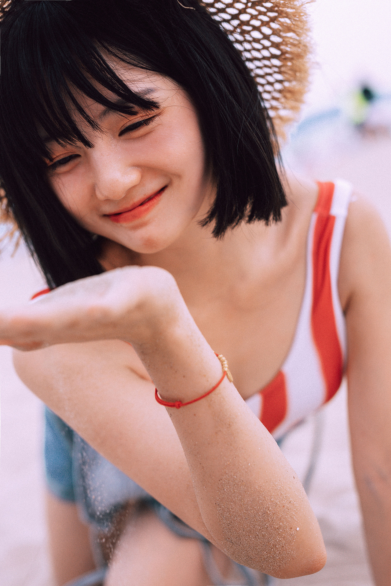 沙滩小黑妹|摄影|人像摄影|芥茉在拍照 - 原创作品 - 站酷 (zcool)