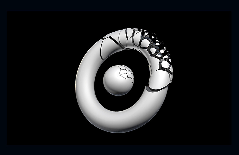 【C4D图文教程】泰森破碎效果制作图文分解