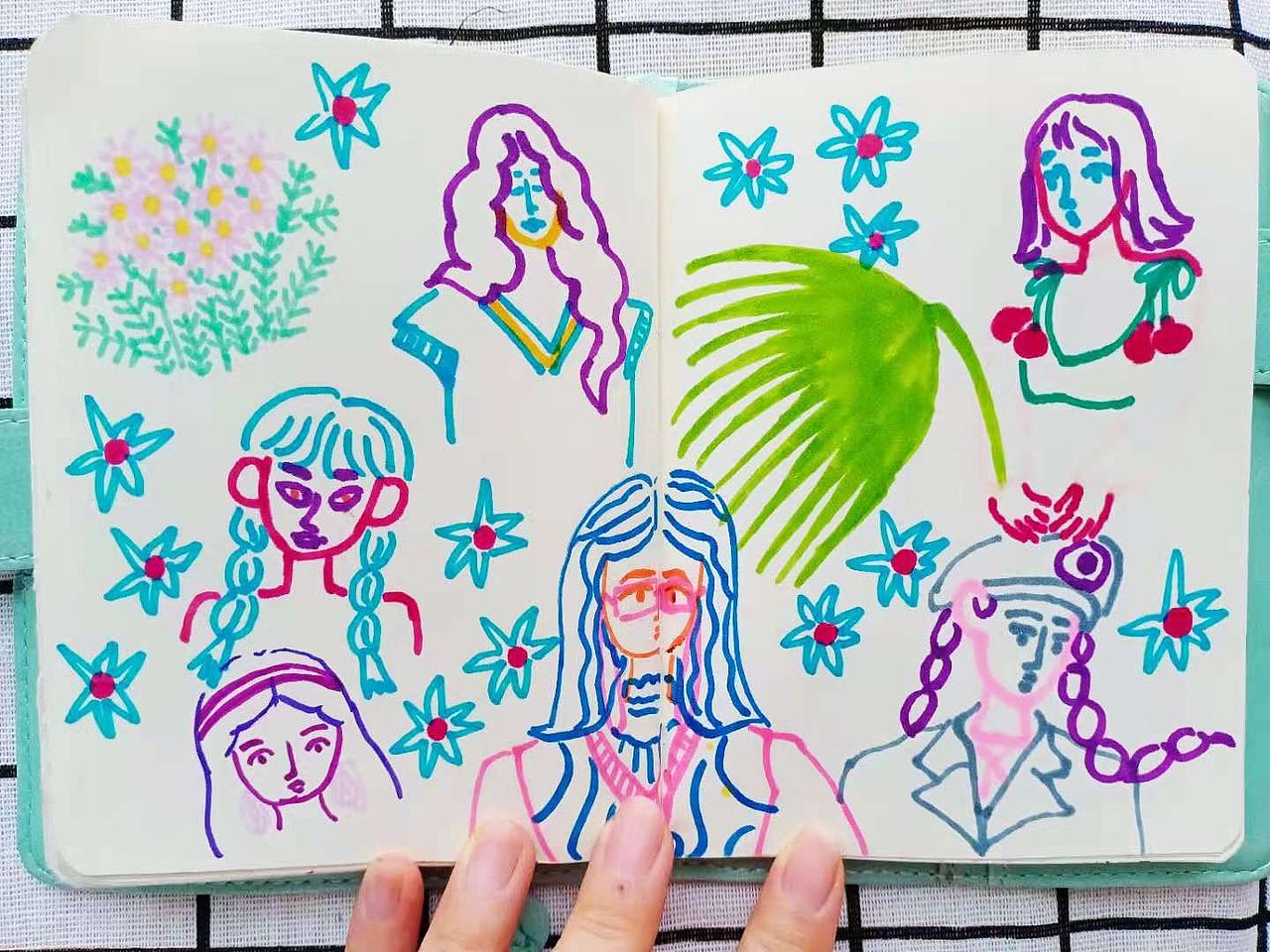 晒晒我的手账本(二)（图ZMjU0MTkyOTI0） - 创作习作 - 站酷设计师阿暑原创素材 - 站酷ZCOOL