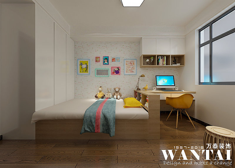 泰安贵和天外上景149m²现代装修效果图案例-设计师马彬