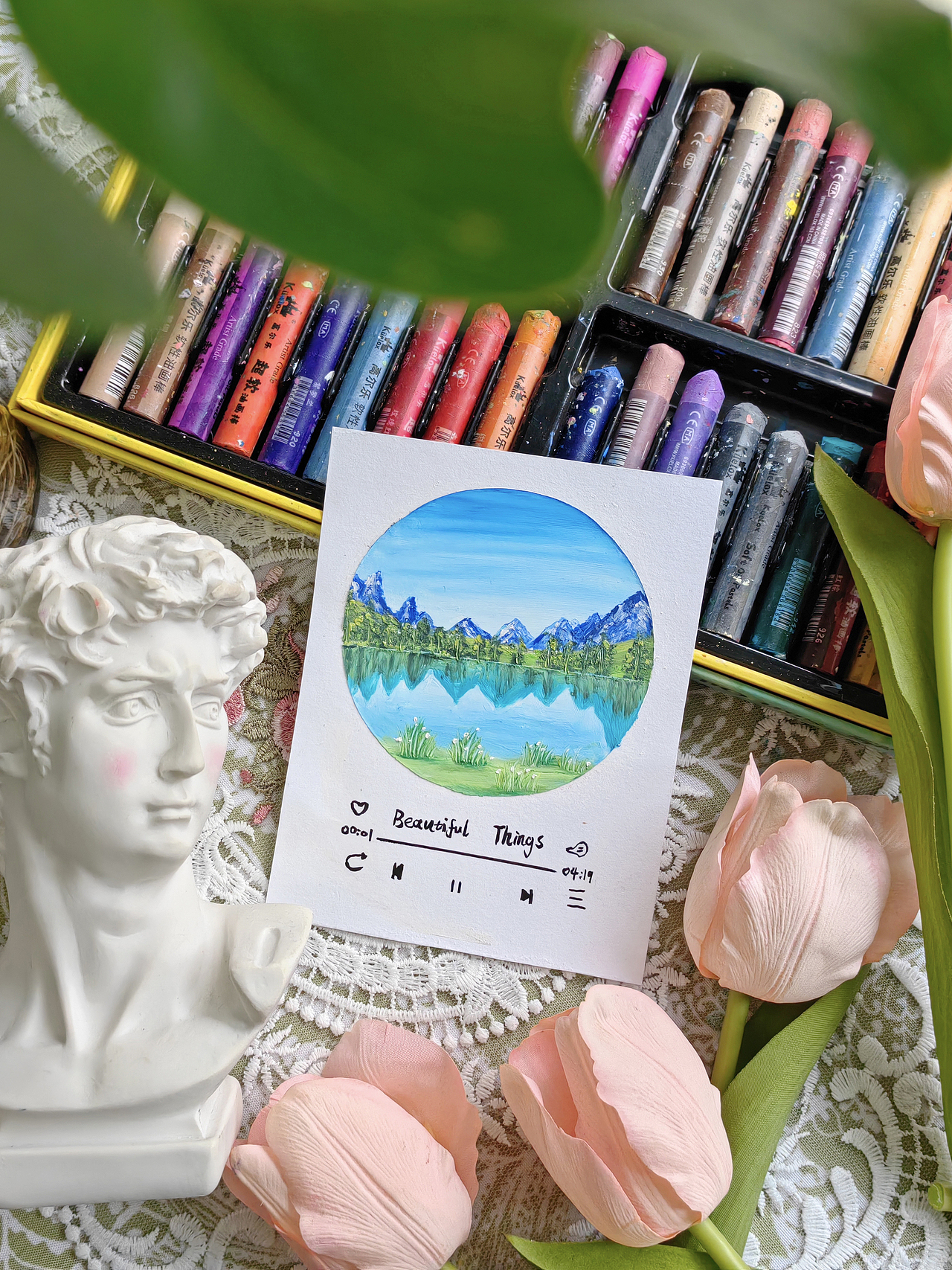 油画棒丨山川湖海（图ZMzUzODAyNzY0） - 创作习作 - 站酷设计师亦如虹的油画棒原创素材 - 站酷ZCOOL