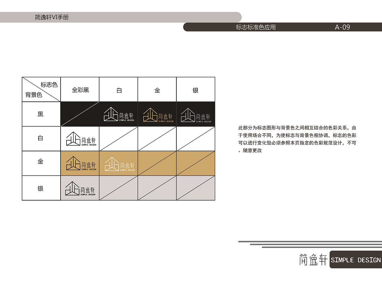 家装VI企业视觉识别系统