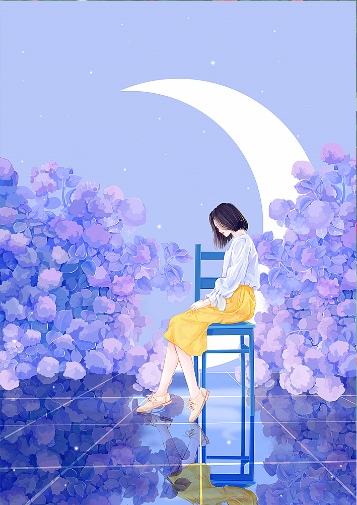 爱上蓝粉色（图ZMjE4NTIyNDg4） - 商业插画 - 站酷设计师小石头1125原创素材 - 站酷ZCOOL