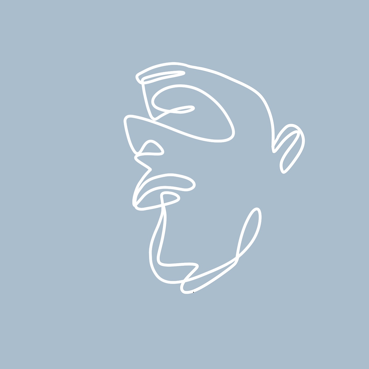 ins风格的北欧线条画