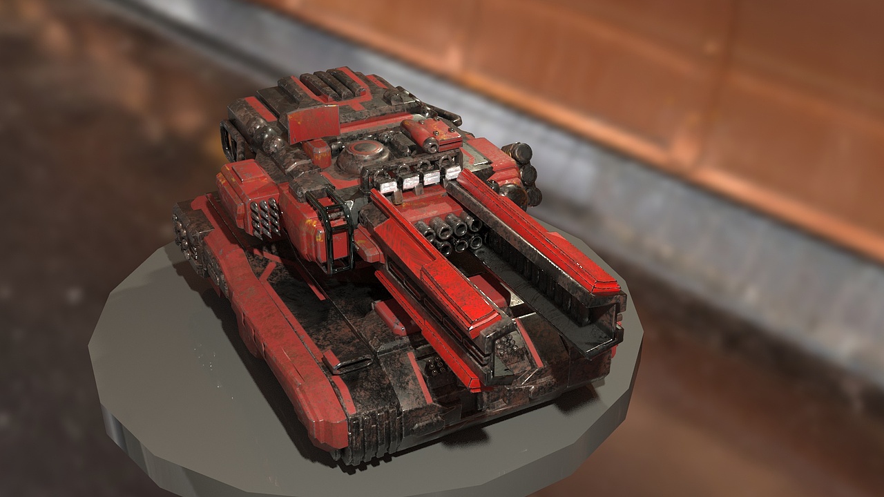 电磁加特林坦克