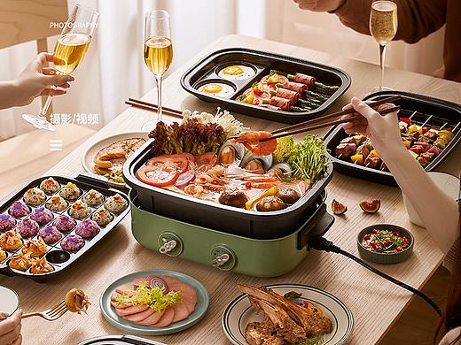 ACA多功能料理电火锅