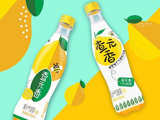 气泡茶汽水包装设计