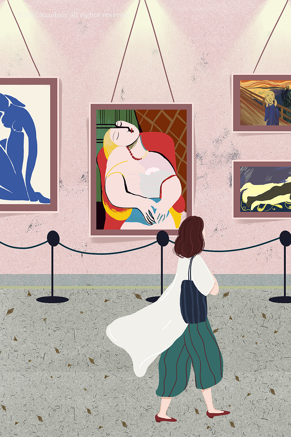 oneperson一个人系列插画