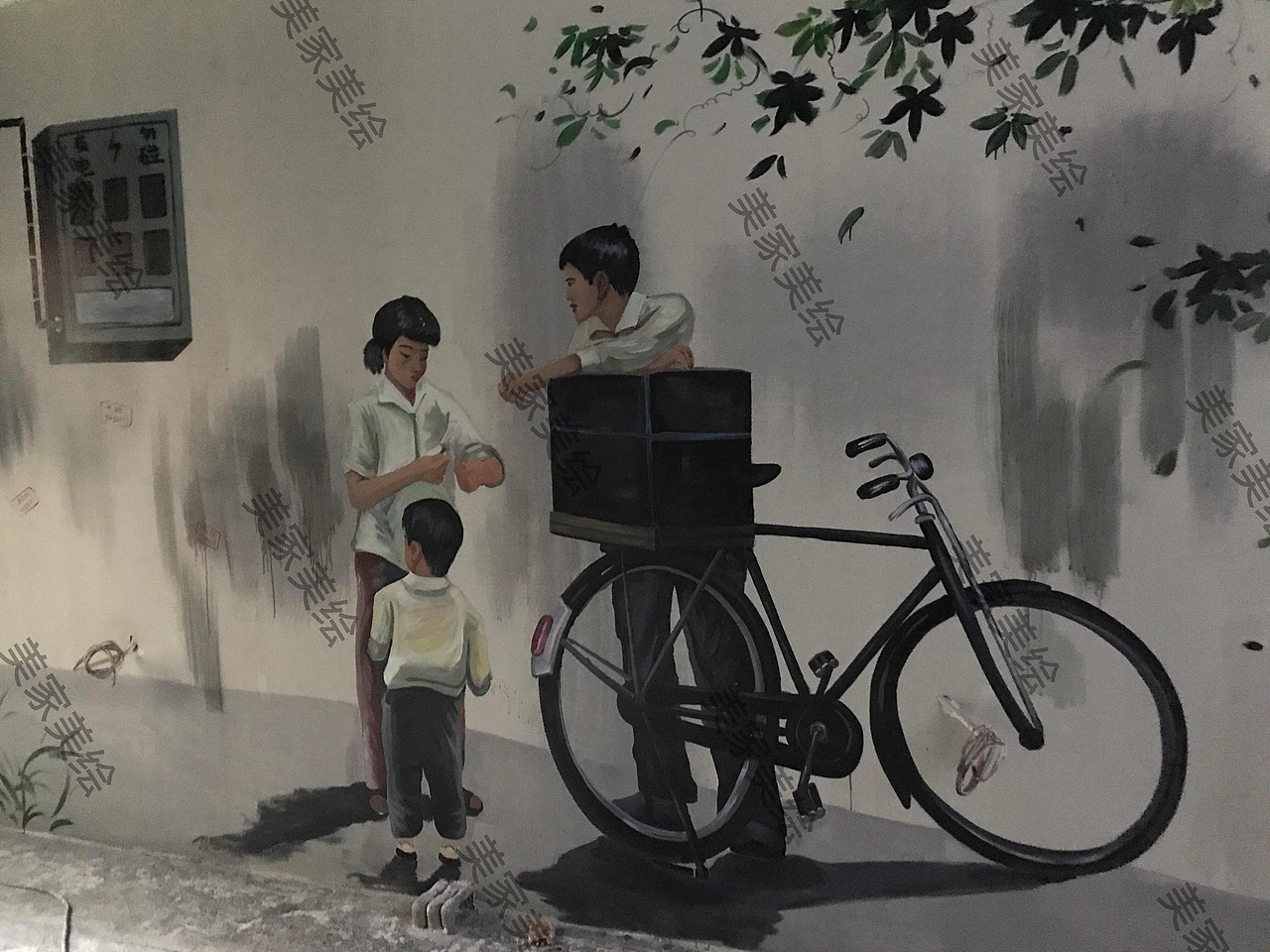 马路边边墙体彩绘，马路边边串串墙体彩绘（图ZMjY3ODA3NzI4） - 其他平面 - 站酷设计师河北石家庄墙绘原创素材 - 站酷ZCOOL