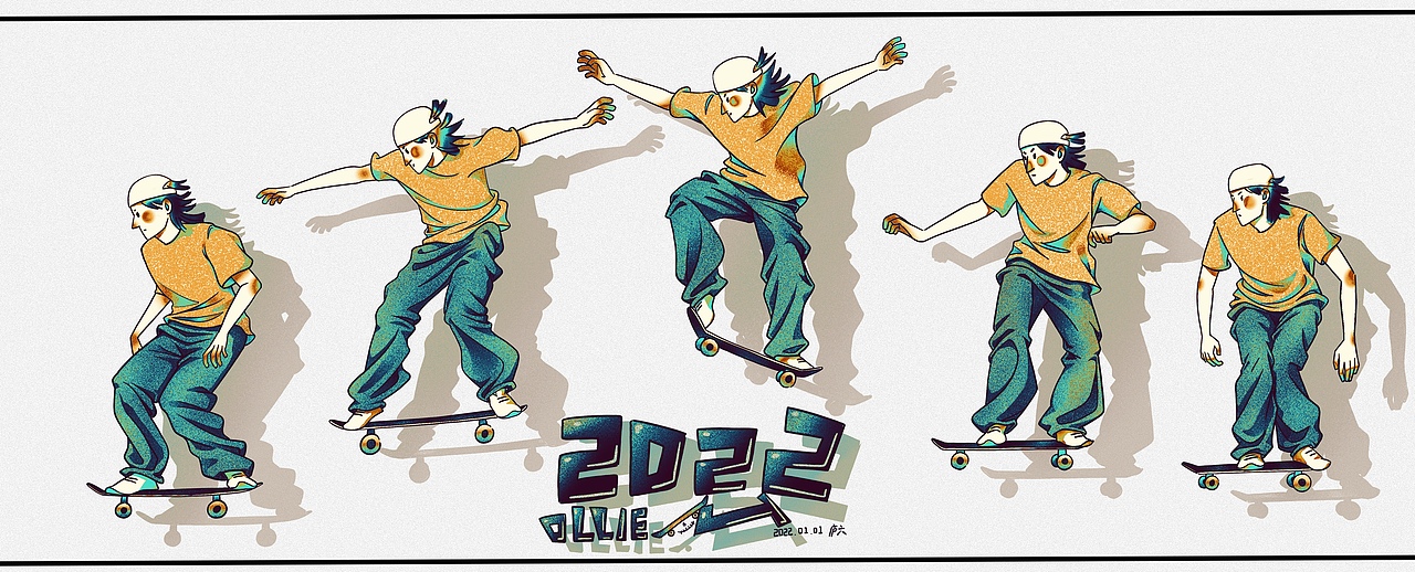 28天速写打卡：第一周——OLLIE（图ZMjgzNzc0ODc2） - 创作习作 - 站酷设计师庐六原创素材 - 站酷ZCOOL