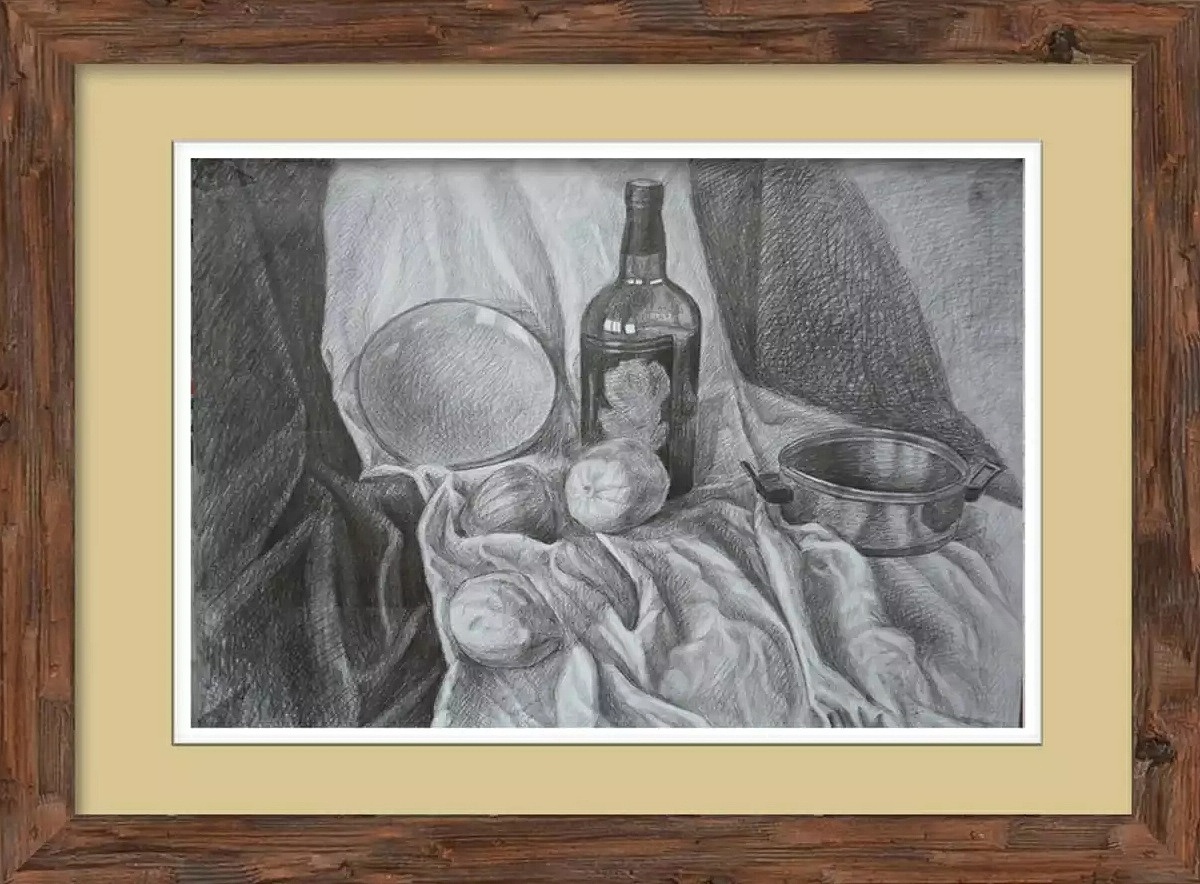 素描静物（图ZMTAxMTUzODk2） - 绘画 - 站酷设计师淡丁老人原创素材 - 站酷ZCOOL