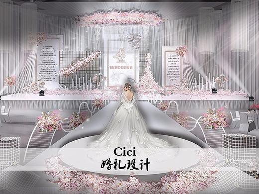 粉灰色婚礼
