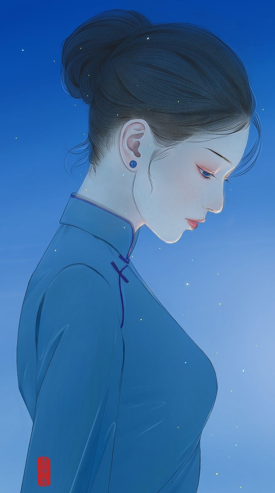 幽兰（图ZMzU4MTE3ODAw） - 艺术插画 - 站酷设计师渌琬雁原创素材 - 站酷ZCOOL