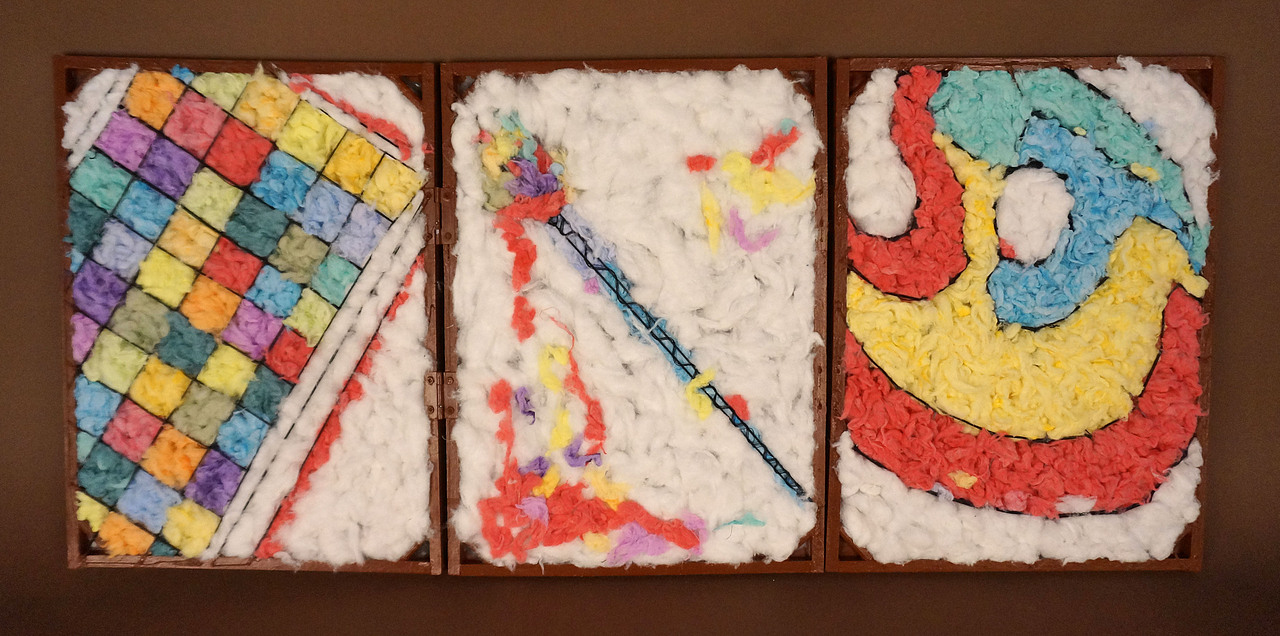 综合材料--纤维--色彩系